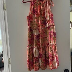 Vince Camuto Floral Pink Dress